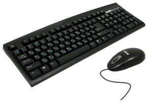 Комплект Sven Base 305 Combo (PS/2;+ оптическая мышь 800 dpi) black ― Компьютерная фирма Меридиан