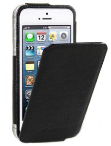 Чехол защитный для iPhone 5 Melkco Dairy Flip Type LC черный (APIPO5LCDF2BKLC) ― Компьютерная фирма Меридиан