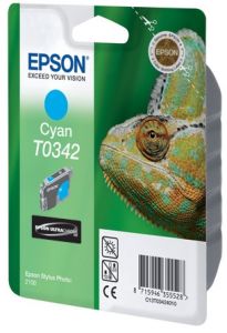 Картридж Epson Original [Т34240] cyan для Stylus Photo 2100 ― Компьютерная фирма Меридиан