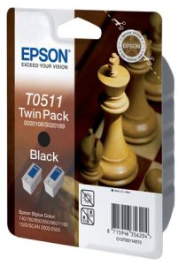 Картридж Epson Original [T051142] для Stylus Color 800/1520/740/760 черный двойной ― Компьютерная фирма Меридиан