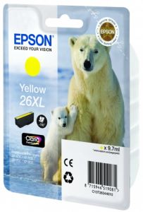 Картридж Epson Original C13T26344010 yellow для Expression Premium XP-700 (700стр.) ― Компьютерная фирма Меридиан