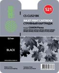 Картридж Cactus Canon CLI-521BK Black для Canon MP540/620/630/980/iP4700/ MX860/870 черный с чипом