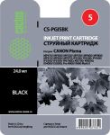 Картридж Cactus Canon PGI-5 black (Canon  Pixma 5200) без чипа