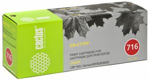 Картридж Cactus Canon C-716 Y для Canon LBP-5050 (о) ― Компьютерная фирма Меридиан