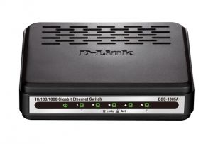 Сетевой концетратор D-Link DGS-1005A  5 портам 10/100/1000 Base-T ― Компьютерная фирма Меридиан