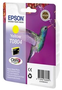 Картридж Epson Original [EPT08044011] желтый; для P50/PX660 ― Компьютерная фирма Меридиан