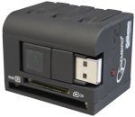 ХАБ USB 3 port 2.0 GEMBIRD UHB-FD1 (складные порты; без дополнительного питания; card reader/writer