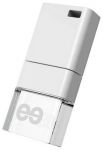 Память USB Flash RAM 32 Gb Leef ICE White/ABS band белый/прозрачный [LFICE-032WHR]