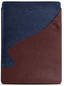 Чехол для new iPad Mapi кожаный FITS SERIES iPAD CASES. Цвет: синий/светло-коричневый M-150428 ― Компьютерная фирма Меридиан
