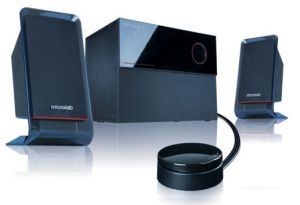 Колонки Microlab 2.1 M-200 черные ― Компьютерная фирма Меридиан