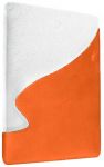 Чехол для new iPad Mapi кожаный FITS SERIES iPAD CASES. Цвет: белый/оранжевый M-150429