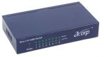 Коммутатор Acorp HU8D; 8-port Hub 10/100Mbps Fast Ethernet metal