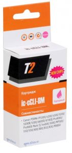 IC-CCLI-8M Картридж T2 для Canon PIXMA iP4200/4300/5200/Pro9000/MP500/600; пурпурный; с чипом ― Компьютерная фирма Меридиан