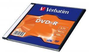 Диск DVD-R 16x 4.7Gb SlimCase Verbatim ― Компьютерная фирма Меридиан