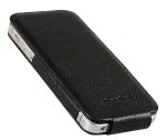 Чехол защитный для iPhone 5 Melkco Dairy Flip Type LC черный (APIPO5LCDF2BKLC)