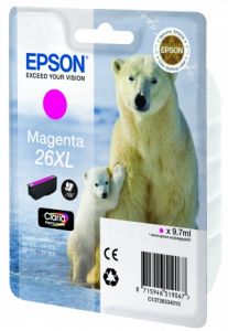 Картридж Epson Original C13T26334010 magenta для Expression Premium XP-700 (700стр.) ― Компьютерная фирма Меридиан