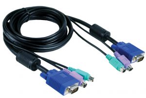 Набор кабелей для переключателей D-Link; 1;8м (DKVM-CB) ― Компьютерная фирма Меридиан