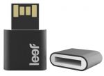 Память USB Flash RAM 16 Gb Leef Fuse Charcoal Matte/White магнитный черно/белый [LFFUS-016GWR]