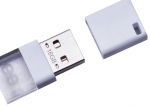 Память USB Flash RAM 32 Gb Leef ICE White/ABS band белый/прозрачный [LFICE-032WHR]