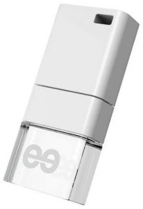Память USB Flash RAM 32 Gb Leef ICE White/ABS band белый/прозрачный [LFICE-032WHR] ― Компьютерная фирма Меридиан