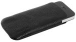 Чехол защитный для iPhone 4 кожаный Slim BLACK KN-POD120