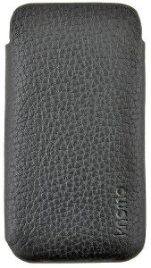 Чехол защитный для iPhone 4 кожаный Slim BLACK KN-POD120 ― Компьютерная фирма Меридиан