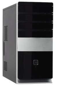 Корпус Foxconn TSAA-725 Black/silver; MiddleTower; ATX; 500W; USB; AUDIO ― Компьютерная фирма Меридиан