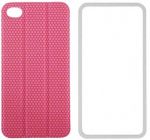 Чехол защитный для iPhone 4/4s TT Design TidyTilt smart-cover. Розовый