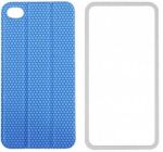 Чехол защитный для iPhone 4/4s TT Design TidyTilt smart-cover. Голубой