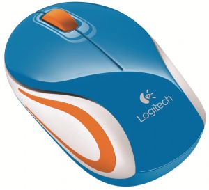 Беспров.мышь Logitech Mini M187 blue wireless USB (910-002738) ― Компьютерная фирма Меридиан